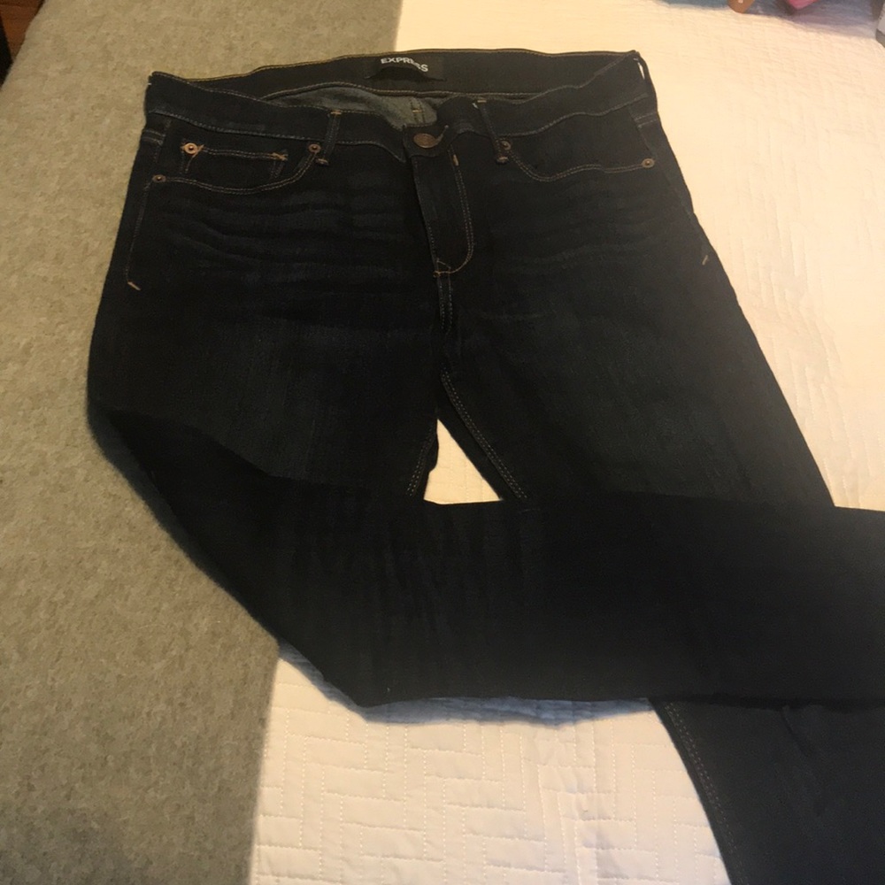 Express darkwash stretch jeans